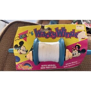 NOS Kite Spool Mickey Minnie Mouse Disney String Wacky Winders Vintage 1996 Toy